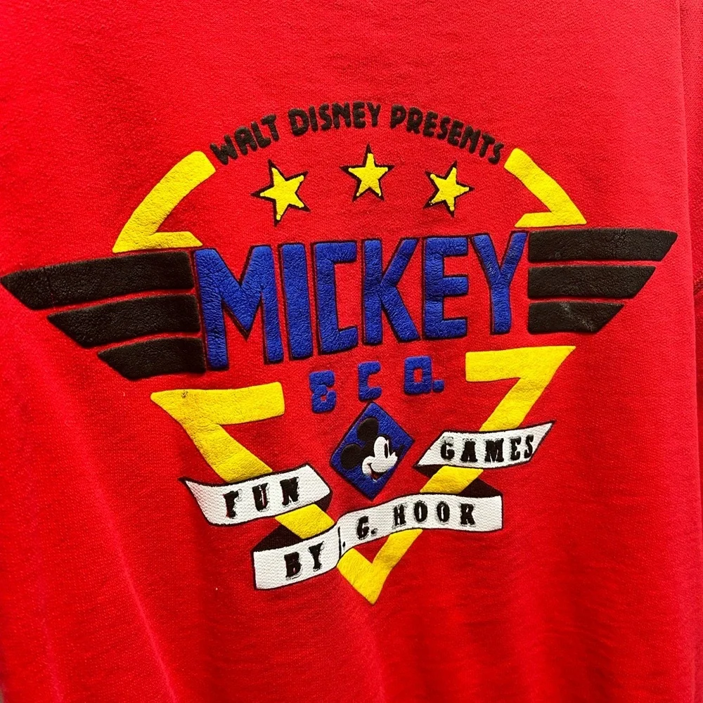 Mickey & Co. SweatShirt J.G. Hook Walt Disney Presents Collectors Series Fun 90s